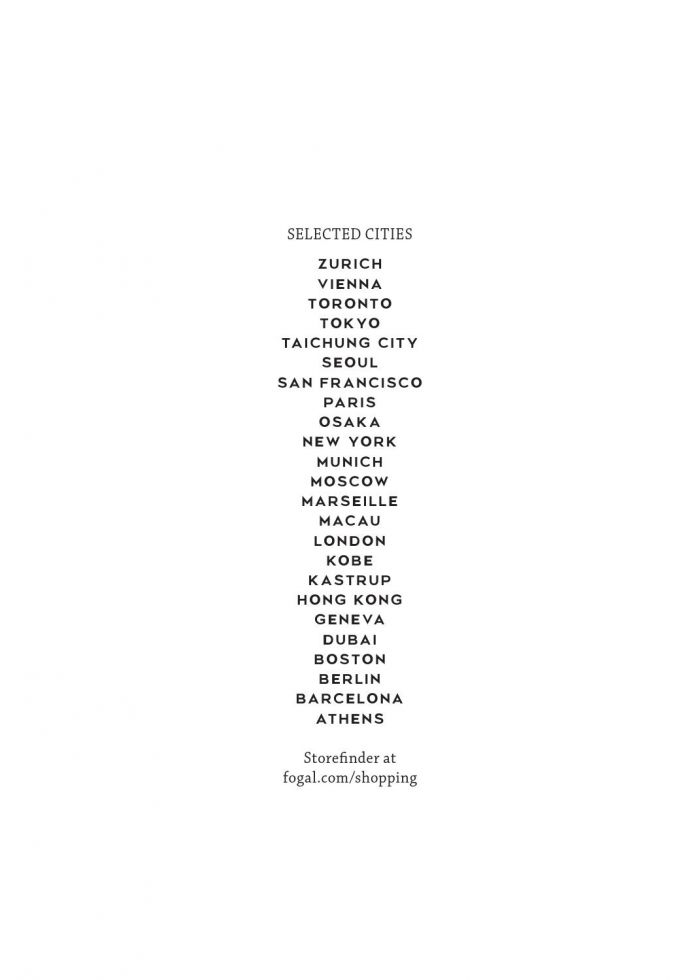 Fogal Store Finder  Lookbook AW 2015 2016 | Pantyhose Library